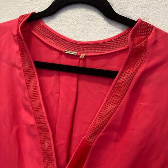 Elie Tahari 100% Silk Blouse Large L Pink Career Office Lightweight Spring Flowy - Picture 10 of 15